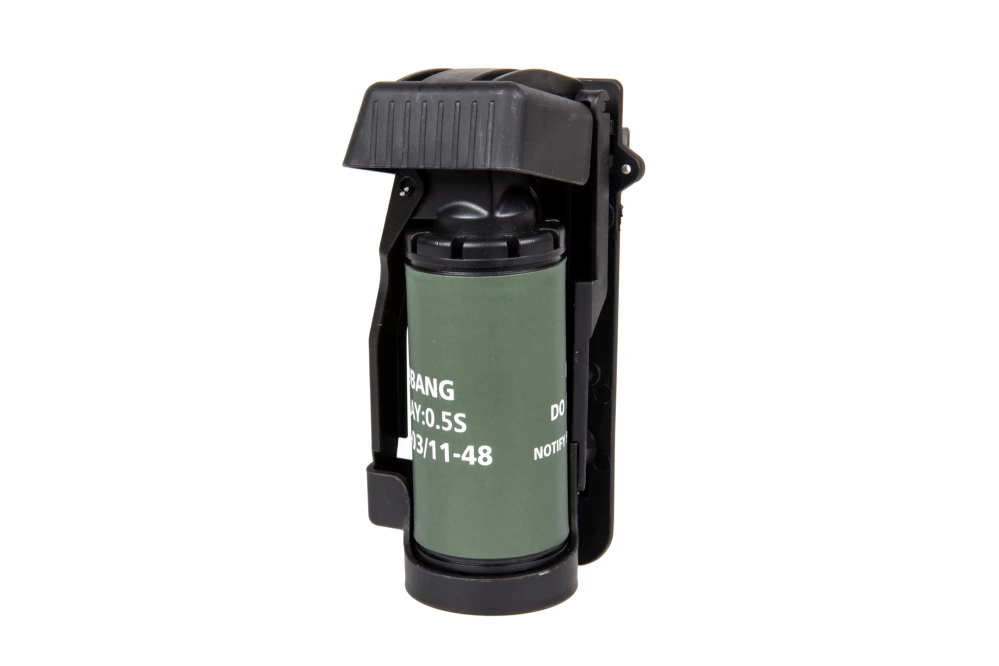 Atrapa granatu Flashbang z ładownicą - Czarny