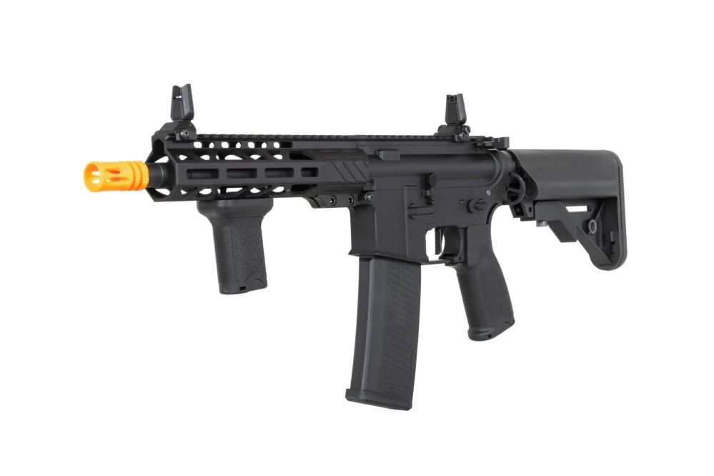 Specna Arms RRA SA-E25 HAL ETU™ Carabine airsoft Noir avec dispositif de décharge orange