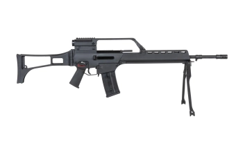 SRC DUAL POWER SR36E GB-301 Carabina airsoft con bípode y visor Negro