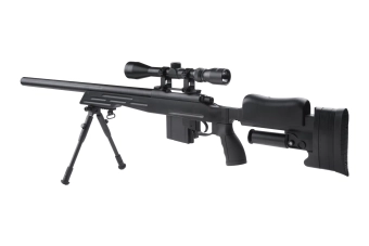 Airsoftová odstřelovací puška MB4413D - černá