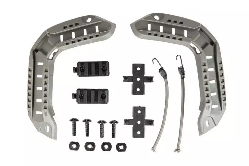 Ensemble de rails montageet accessoires pour casqueMaritime - Foliage Green