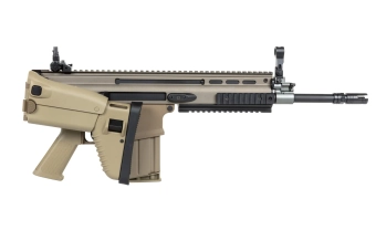 airsoft Cybergun x FN HERSTAL SCAR-H útočná puška s přepravním kufrem Tan