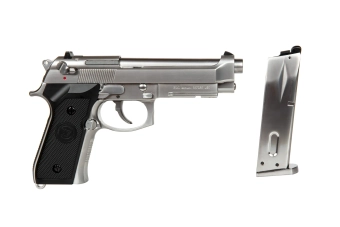 M92 Chrome pistol replica