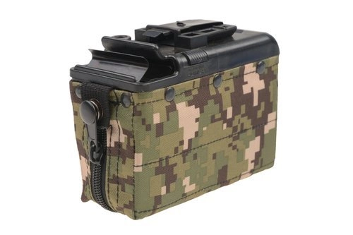 Magazynek pudełkowy 1200 kulek do repliki typu M249 - digital woodland