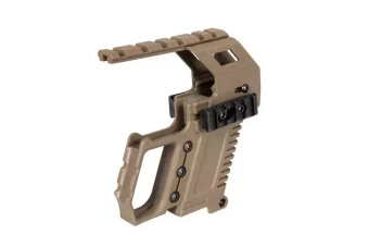 Pistol Carbine Kit do replik G17/18/19 - tan