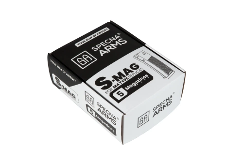 Juego de 5 cargadores S-Mag Mid-Cap para 125 cartuchos - negro