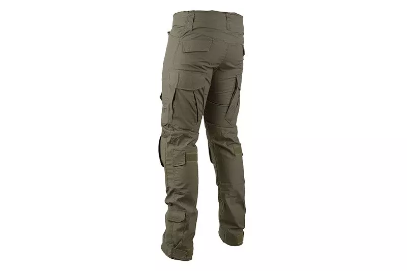 Pantalones Combat Uniforme con rodilleras - oliva