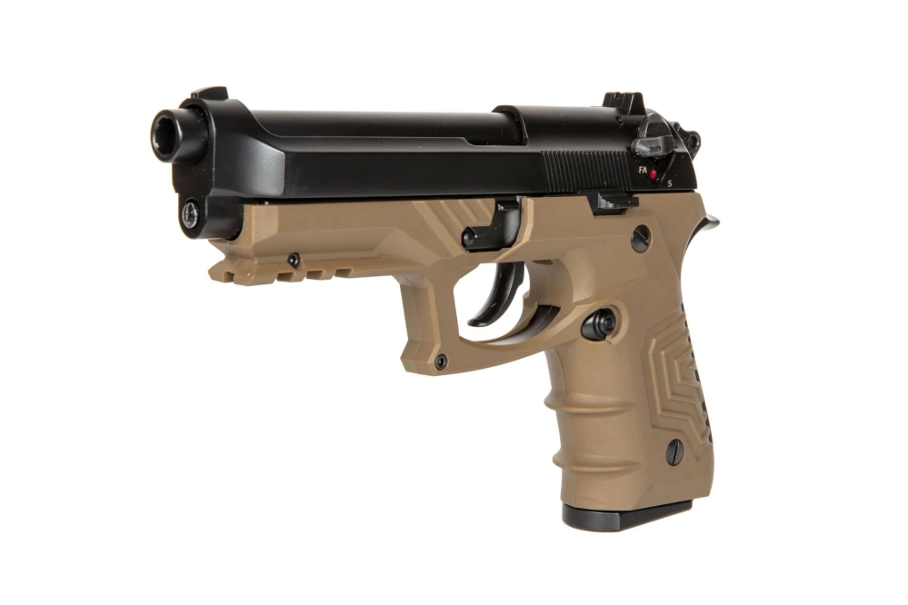 Réplique de pistolet HG-173 (Full Auto) - tan  