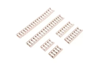 Juego de tapas raíles RIS - tierra oscura