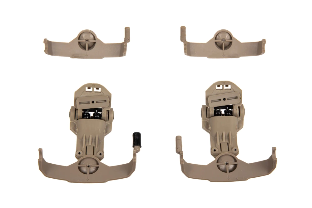 Adapter słuchawek typu Comtac na szyny typu MTEK (Typ AMP) - Dark Earth