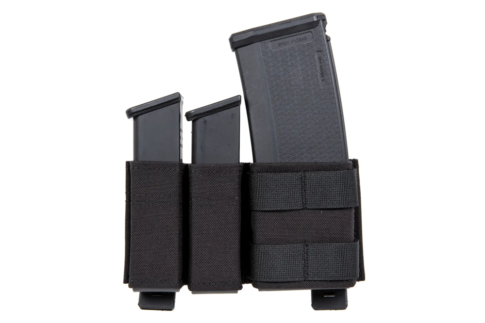Dvojité pouzdro na zásobníky Wosport Combo Black