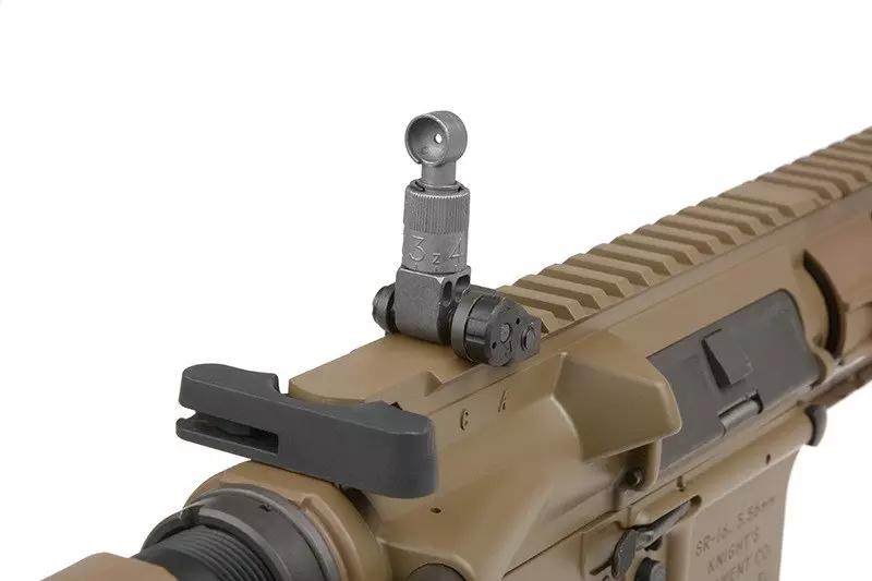 Airsoftová zbraň puškaka Knight's Armament SR15 E3 IWS - Tan
