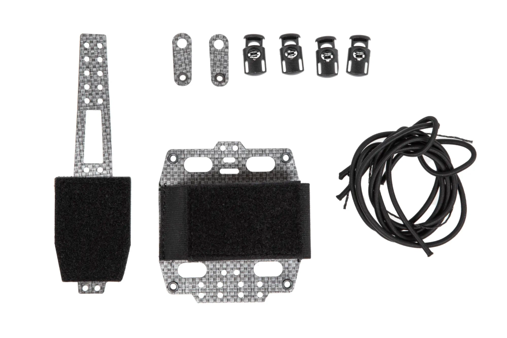 Couvercle de batterie NVG pour casque Wosport Bridgeweight Noir