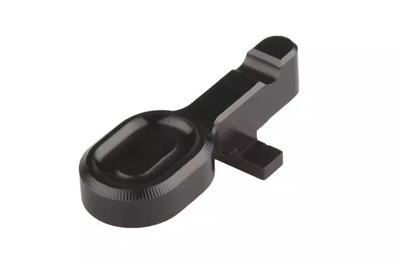 CNC aluminium bolt catch for M4 - black