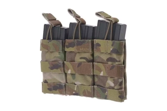 Potrójna ładownica Open Top na magazynki M4/M16 - Multicam