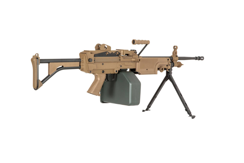 airsoft Specna Arms SA-249 MK1 CORE™ Tan Machine Gun (OUTLET)