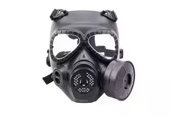 Sweat prevent mist fan mask - black
