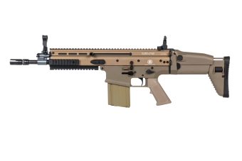 Cybergun x FN HERSTAL SCAR-H CQC Tan airsoft Assault Carbine