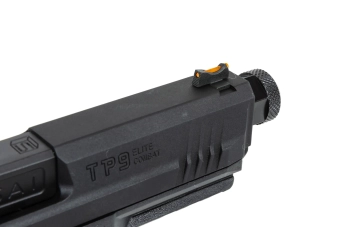 Cybergun x SAI Canik TP9 Elite Combat Groen Gas ASG Pistool Zwart