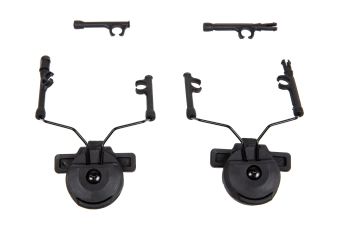 Comtac hoofdtelefoonadapter voor Team Wendy rails - Zwart