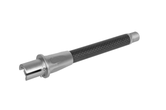 Carbon 6 inch lange buitenloop voor M4/M16 replica's - Zilver