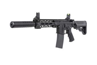Karabina airsoft SRC DUAL POWER SR4 ZAROS-S GBB se zásobníkem na green gas