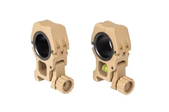 25.4-30mm M10 Scope Mount with Level - Dark Earth