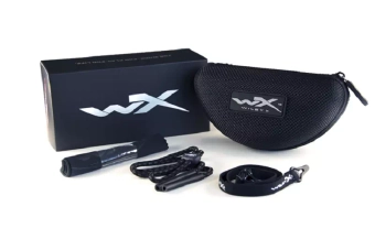 Okulary Wiley X® BOSS Grey Silver Flash Gloss Black Frame