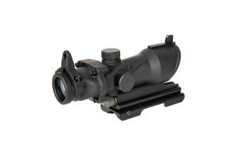 Replika lunety ACOG Style 4x32 z podświetleniem i montażem QD - czarna