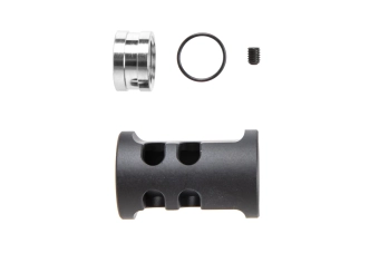 TTI Airsoft tipo A compensador para AAP01 14 mm CCW réplicas Negro
