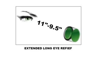 Luneta Scout 2-7X44 30mm Long Eye Relief , AO, 36-color, Mil-dot