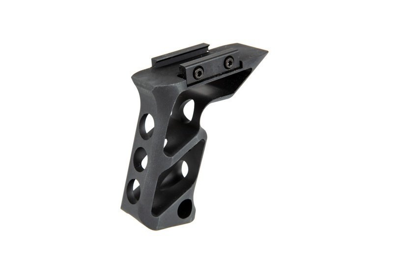 Aluminum CNC RIS Angled Forward Grip - Black