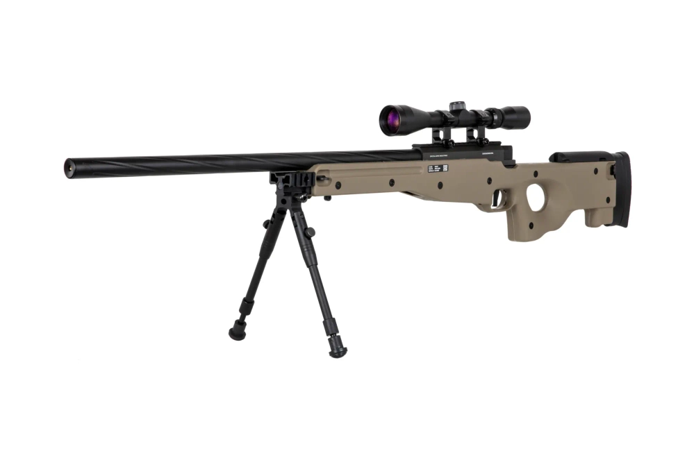 Specna Arms SA-S11 EDGE™ sniper de airsoft con mira y bípode Tan