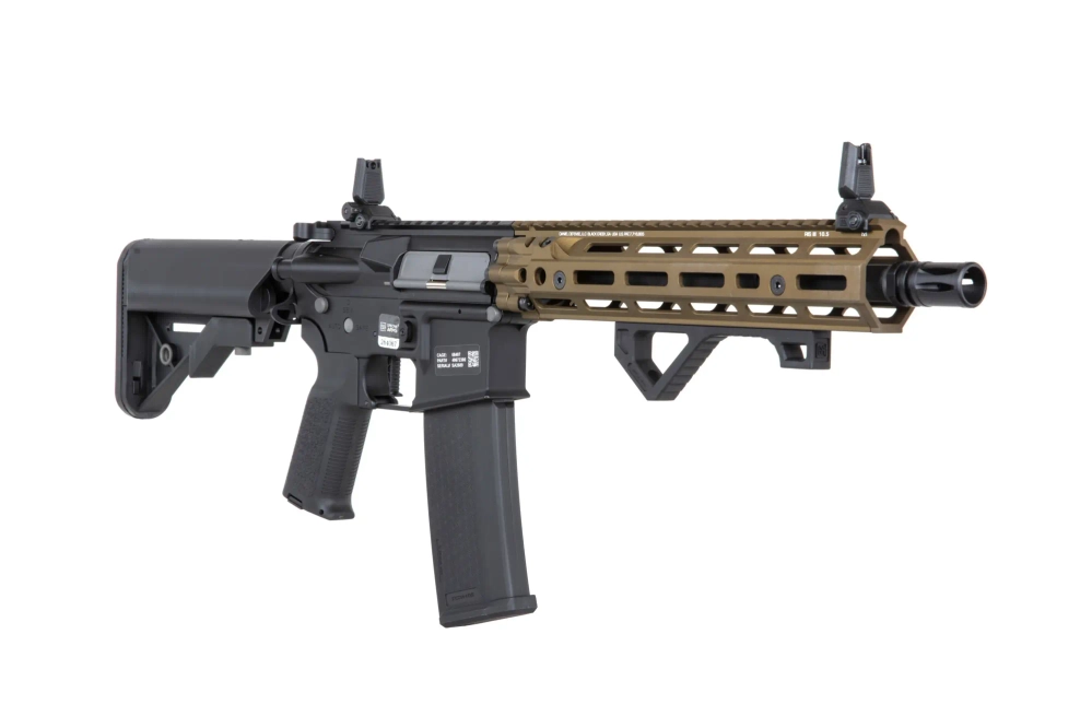 Airsoft rifle Specna Arms Daniel Defense® RIS III 10.5'' SA-P27 PRIME™ Aster II ETU with brushless motor Chaos Bronze