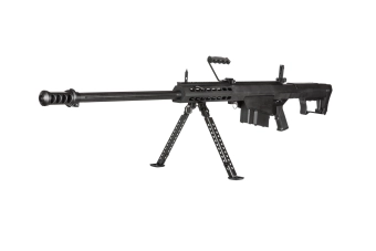 Replika karabinu Barrett® M107-S z dwójnogiem - Czarna