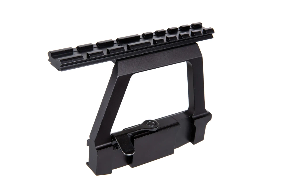 CNC dovetail mount for AK series airsoft guns Black