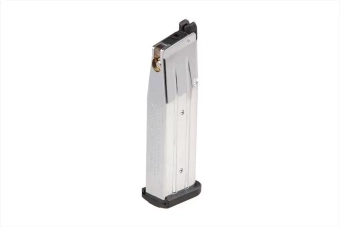 Cargador de gas 31 bolas para pistola de airsoft Hi-Capa - plata