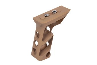 CNC hoekgreep op Keymod Tan