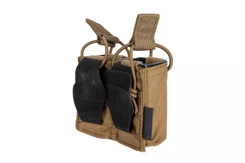 Doble pouch para pistola para chalecos carcasach - Coyote Brown