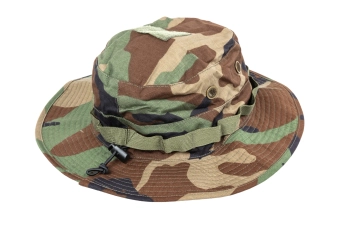Chapeau Boonie Emerson Gear avec sangle d'attache Woodland