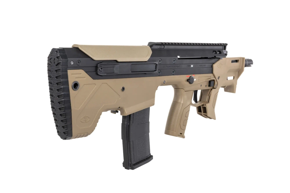 Carabina airsoft Silred dotback x Desert Tech MDRX Micron V3 Half-Tan