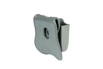 Pochette double pour chargeurs pistolet doit Glock - gris