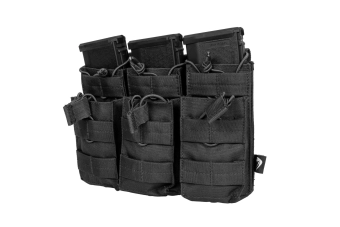 Bolsa triple para 6 magasynks tipo M4/M16 - negro