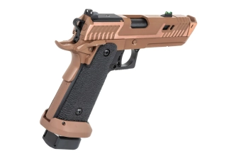 ASG SRC Sahara Viper DUAL POWER pistool met groen gasmagazijn Vlakke donkere aarde