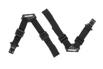 Buckle Set for Helmet Masks - black