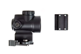 MRO Red Dot Sight Replica with riser + lower mount - black