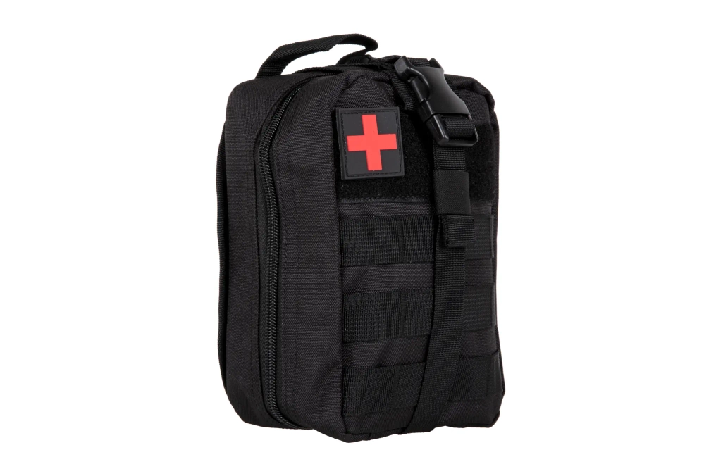 Grande trousse de secours détachable - Noir