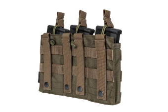 Uniwersalna potrójna ładownica na magazynki - Ranger Green