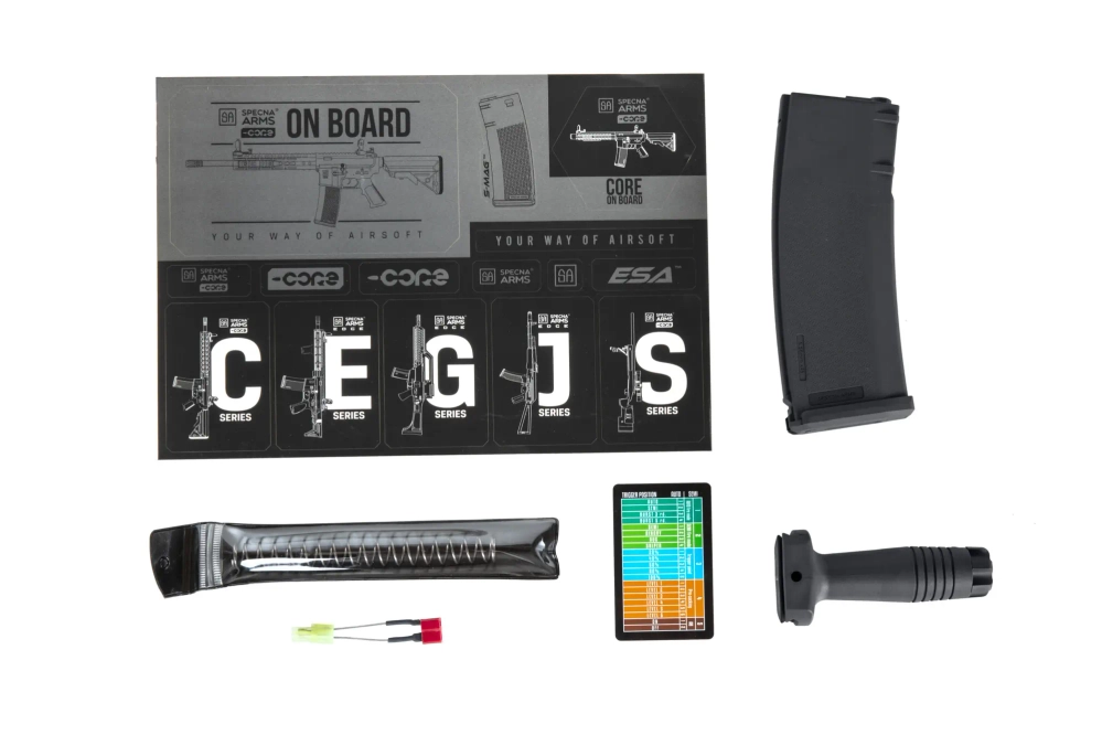 Airsoft geweer Specna Arms SA-C04 CORE™ HAL™ ETU Zwart