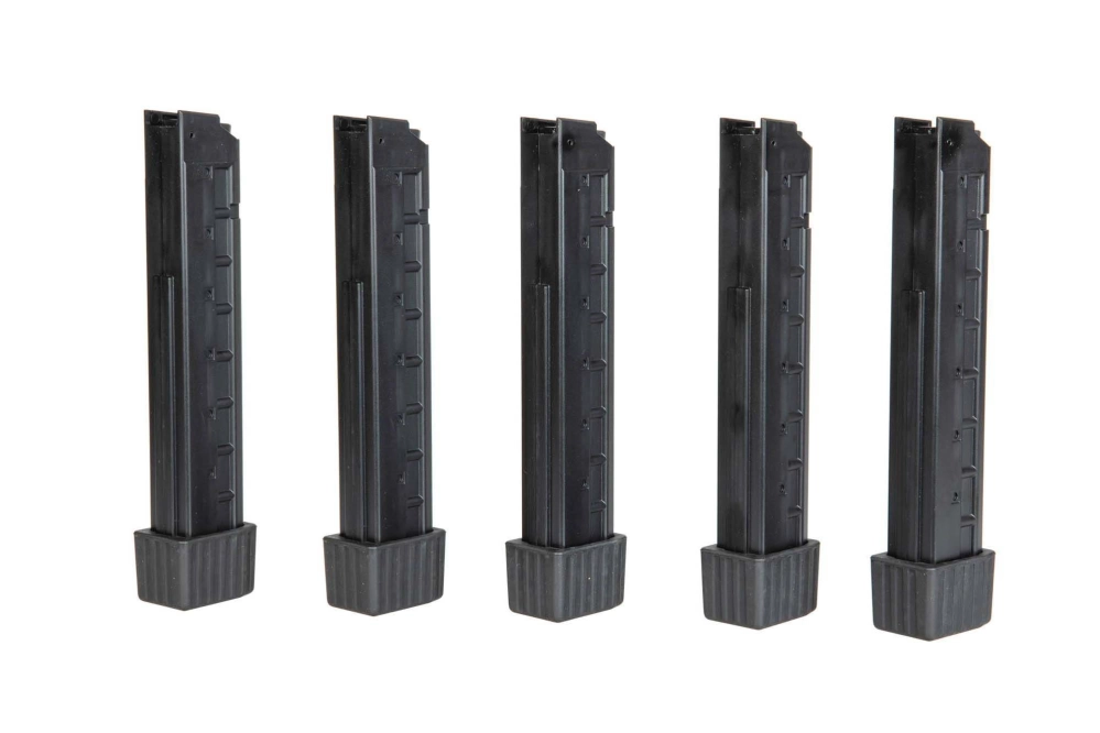Jeu de 5 balles magazynks mid-cap 110 pour répliques APC9